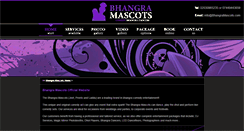 Desktop Screenshot of bhangramascots.com